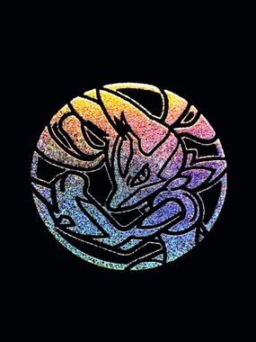 Pokémon TCG – Lucario – Collector Coin – Rainbow Sparkle Holofoil